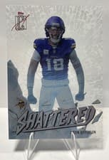 2025 Topps Signature Class Shattered Justin Jefferson #S-18 card
