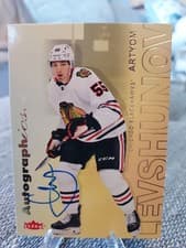 Artyom Levshunov 2025-26 Flair Autographics card