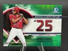 James Wood 2023 Bowman Scouts Top 100 card