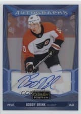 2024-25 O-Pee-Chee Platinum Blue Rainbow Autographs Bobby Brink #BA-BB card