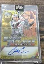 2025 Topps Chrome Black Super Futures Autographs Colton Cowser #FSA-CC card