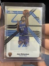 2025-26 Topps Chrome Next Stop Signatures Jase Richardson #NS-JR card