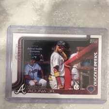 2025 Topps Dugout Peeks Ronald Acuña Jr. #DP-3 card
