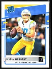 Justin Herbert 2020 Panini Donruss card