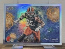 2025 Topps Cosmic Chrome Stars in the Night Myles Garrett #STN-23 card
