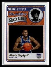 Marvin Bagley III 2018 Panini Hoops Class of 2018 card