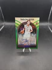 2025-26 NBA Hoops 1989 Hoops Signatures Taelon Peter #89S-TP card