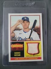2025 Topps Heritage Clubhouse Collection Relics Shohei Ohtani #CCR-SO card