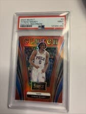 2024-25 Panini Select Clutch Tyrese Maxey #4 card
