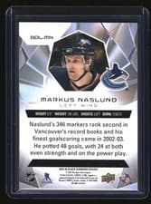 2025-26 Upper Deck Black Diamond Diamond Legends Markus Naslund #BDL-MN card