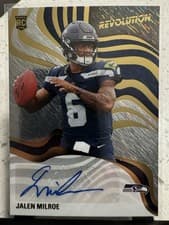 2025 Panini Revolution Revolution Signatures Jalen Milroe #7