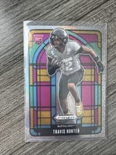 2025 Panini Prizm Draft Picks Stained Glass Travis Hunter #10 card