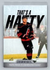 2024-25 Upper Deck Credentials That's a Hatty Martin Necas #TH-MN card