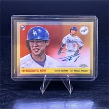 2025 Topps Chrome Platinum Autographs Hyeseong Kim #CPA-HK card