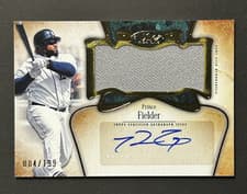 2026 Topps Tier One Autographed Tier One Jumbo Relics Prince Fielder #AT1JR-PF card
