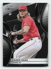 2025 Topps Chrome Black Base Set Caden Dana #93 card