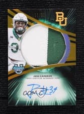 2025 Bowman University Best Prospect Jumbo Relic Autographs Refractor Josh Cameron #JRA-JCA card