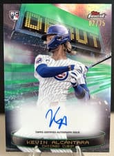 2025 Finest Debut Autographs Kevin Alcántara #DAV-KA card