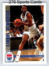 Lionel Simmons 1992-93 Hoops Base Set card