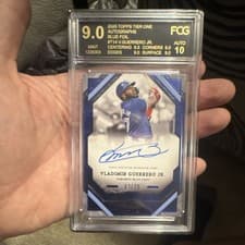 2025 Topps Tier One Autographs Vladimir Guerrero Jr. #T1A-VGJ card