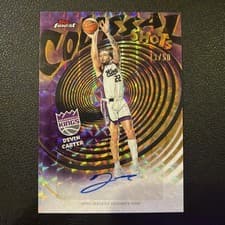 2025-26 Finest Colossal Shots Autographs Devin Carter #CS-DC card