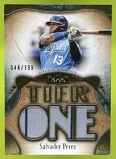 2026 Topps Tier One Tier One Relics Die-Cut Salvador Perez #T1RD-SP card