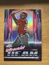2025 Topps Cosmic Chrome Ultraviolet Beam James Wood #UB-1 card