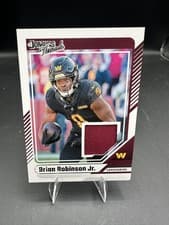 Brian Robinson Jr. 2024 Donruss Donruss Threads card