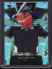 Jake Meyers 2022 Panini Select Rookie Jumbo Swatch card