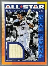 2025 Topps 1990 Topps Baseball All-Star Relics Mike Piazza #90ASR-MP card