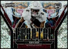 2025 Panini Prizm Black Fractal Kanye Udoh #12 card