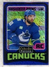 2024-25 O-Pee-Chee Platinum Retro Arshdeep Bains #R83 card