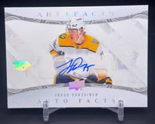 2024-25 Upper Deck Artifacts Autograph Facts Juuso Parssinen #AF-JU card