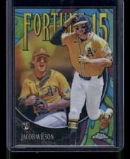 2025 Topps Chrome Update Fortune 15 Jacob Wilson #F15-18 card