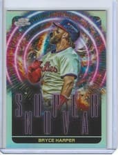 2025 Topps Cosmic Chrome Supernova Bryce Harper #S-9 card
