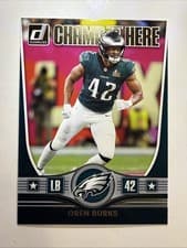 2025 Donruss Champ is Here Oren Burks #CIH-OBS card