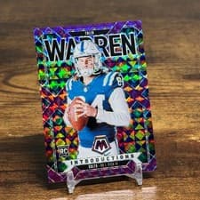 2025 Panini Mosaic Introductions Tyler Warren #10 card