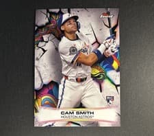 2025 Finest Smashing Through Cam Smith #S-12 card