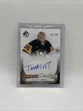 2024-25 SP Authentic Curated Signatures Tristan Jarry #SPC-TJ card
