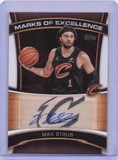 2025-26 Topps Marks of Excellence Max Strus #ME-MS card