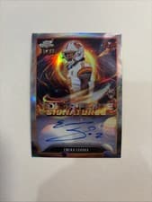 2025 Topps Cosmic Chrome Solar Flares Signatures Emeka Egbuka #SFS-EE card