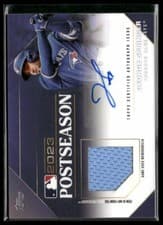 George Springer 2024 Topps Postseason Performance Autograph Relic card