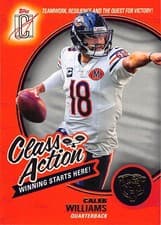 2025 Topps Signature Class Class Action Caleb Williams #CA-6 card