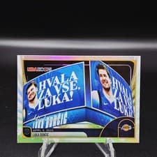 Luka Doncic 2025 Topps NBA Hoops card