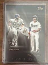 2025 Topps Dynamic Duals Dinger Duos Corey Seager / Wyatt Langford #DD-09 card