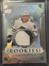 2025-26 Upper Deck Black Diamond Exquisite Rookie Patch Artyom Levshunov #RP-AL card