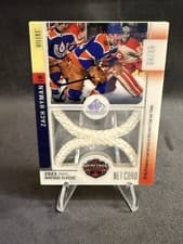 2024-25 SP Game Used 2023 Heritage Classic Net Cord Relics Zach Hyman #HCN-ZH card