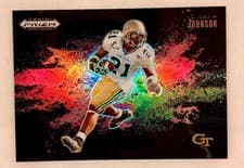 2025 Panini Prizm Draft Picks Black Color Blast Calvin Johnson #35 card