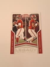 Jalen Hurts/Tua Tagovailoa 2020 Panini Contenders Draft Picks Legacy card