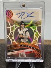 2025 Panini Revolution End Zone Autographs Trevor Lawrence #1 card